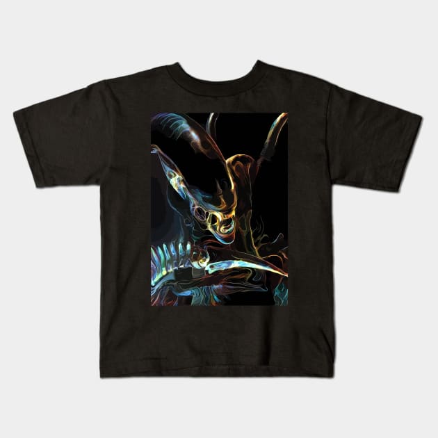 Spectre Alien Kids T-Shirt by hustlart